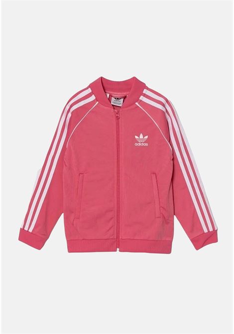 Felpa con zip Adicolor SST rosa per bambina ADIDAS ORIGINALS | IY7451.